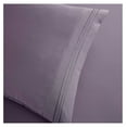 thumbnail image 6 of Bed Sheets, Premier 1800 Series Bed Sheet Set, Deep Pocket, Wrinkle, Fade, Stain Resistant, Luxury Soft Bedding Sheets & Pillowcases, California King, Gayish Purple, 6 of 7