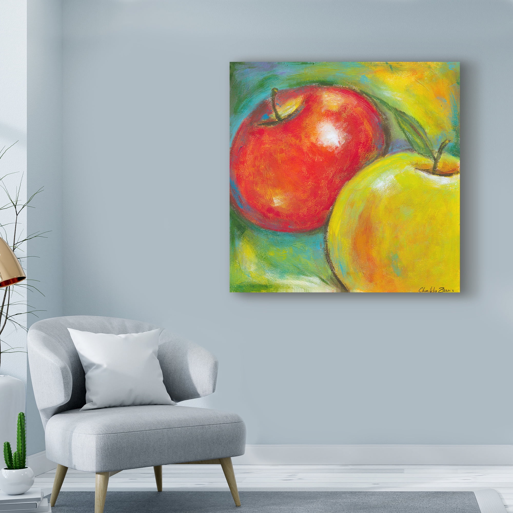 Trademark Fine Art 'Abstract Fruits IV' Canvas Art by Chariklia Zarris