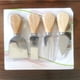 thumbnail image 3 of Cuchillo para queso premium de 4 piezas: mini juego de cuchillos para queso de acero inoxidable para embutidos, 3 of 5