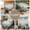 thumbnail image 6 of Leaf Large Tapestry for Bedroom Wall Hanging Tapestry, Vintage Blue Green Purple Ombre Fruit Plant Ceiling Backdrop Tapestries Poster Blanket Wall Decor for Teens Room Living Room Dorm 100" x 59", 6 of 8