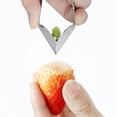 thumbnail image 3 of 2PCS Clips Multifunctional Pineapple Eye Remover 2024 New Stainless Steel Pineapple Lid And Slicer Strawberry Lid Tool Kitchen Pineapple Strawberry Stem Remover Tool 2PCS Yellow, 3 of 7