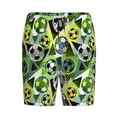 thumbnail image 4 of Fotbe Football Doodle Pajama Shorts for Men, Men's Pajama Bottoms, Sleepwear,Short Pajama Pants-Medium, 4 of 9