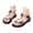 Black, variant on Girls Crystal Jelly Sandals Hollow Out Open Toe Flat Casual Summer Shoes with Adjustable Strap for Beach Pool, Size 24-35