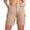 #05 Khaki 【Mix & Match: Stock Up on Your Favorite Colors】, variant on Women's Mid Waisted Twill Workwear Shorts With Pockets, Tummy Control Stretchy Comfort Fit, Stretchy Fabric Side Pockets, Office Travel Weekend Errands, Summer Casual Chino