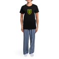 thumbnail image 4 of CafePress - Walsh Family Crest Women's Dark Pajamas - Women's Short Sleeve Print T-Shirt and Pants Dark Cotton Pajama Set, 4 of 7