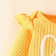 thumbnail image 5 of CAUYDY 0 3 6 9 12 18 Months Preemie Girls Clothing Baby Girl Long Sleeved Bodysuit Layette Set Newborn Fall Winter Romper Cute Toddler Gift Yellow Sizes 9-12 Months, 5 of 9