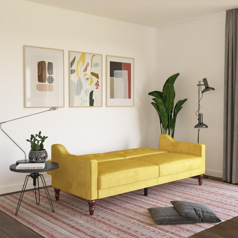 Novogratz Beatrice Coil Futon Convertible Sofa Bed Couch