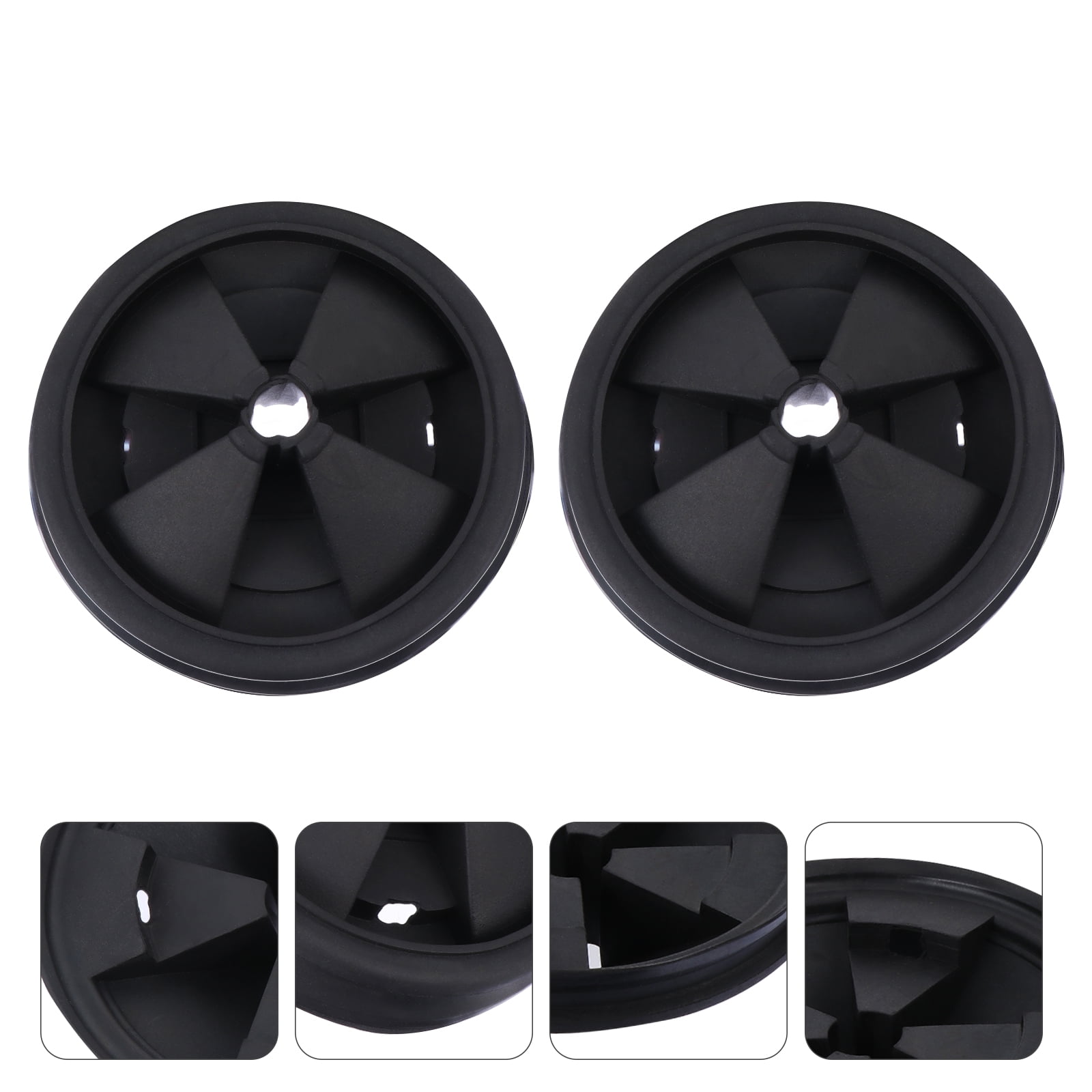 Buy Sink Rubber Disposal Guard Garbage Waste Baffle Plugs Drain Black