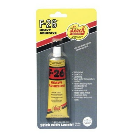 F-26 High Strength Gel Heavy Duty Adhesive 1.25 oz. - Total Qty: 12
