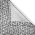 thumbnail image 4 of Ambesonne Geometric Window Valance, Minimalist Zig Zag, 54" X 18", Black White, 4 of 5