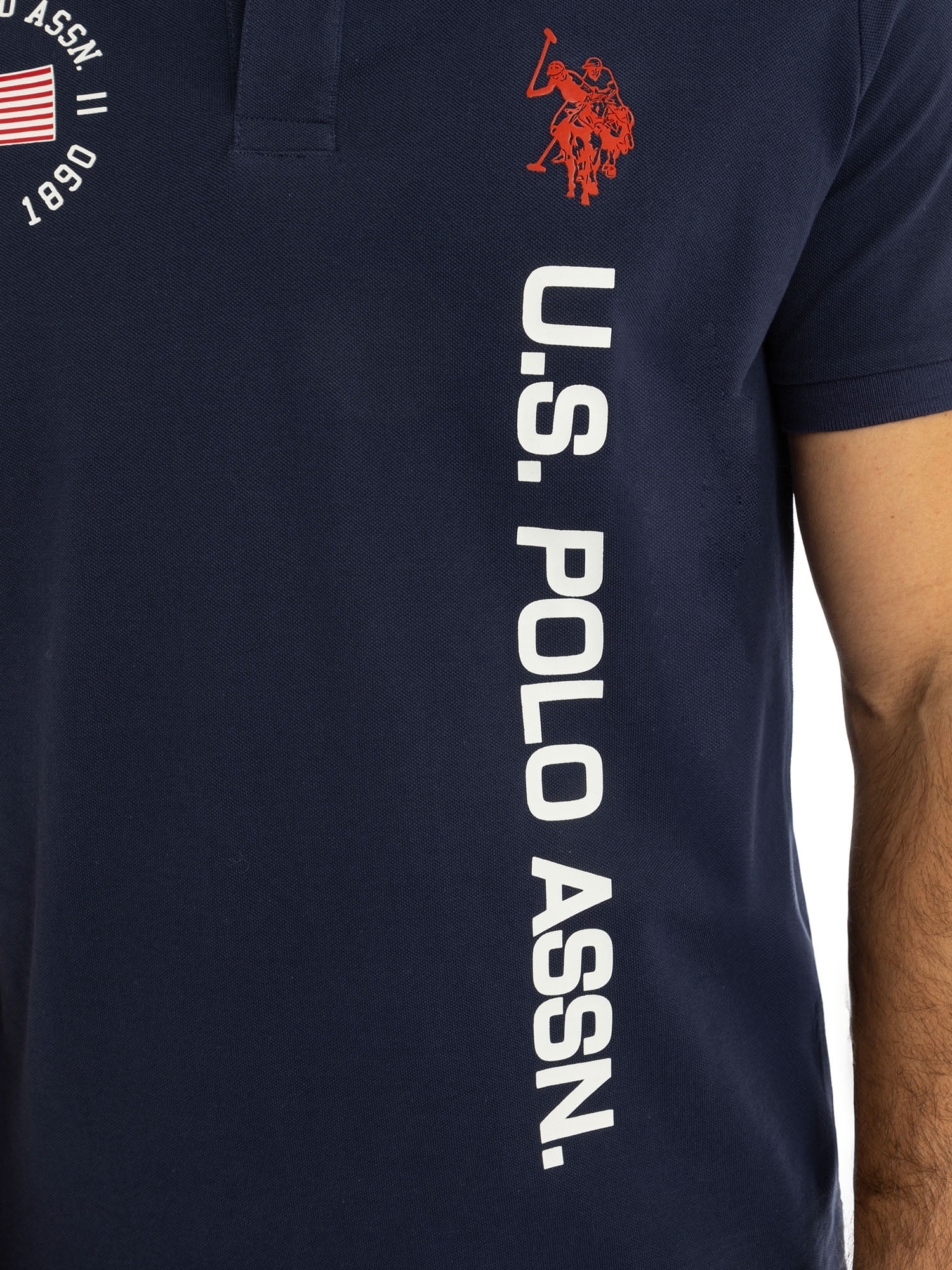 U.S. Polo Assn. Men's Novelty Polo Shirt