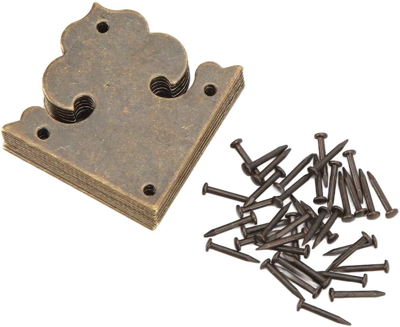 Vintage Book Corners SUPERFINDINGS 160 Pcs Iron Book Corner Guards - 20 ...