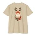 thumbnail image 2 of Enchanted Forest Santa: Festive Holiday Tee- Unisex CVC Jersey T-shirt, 2 of 4