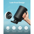 thumbnail image 5 of 64oz Double-Wall Vacuum-Insulated Stainless Steel Water Bottle with Handle, Straw Cap, and Spout Lid – Magic Black, 5 of 6