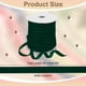 thumbnail image 2 of Cinta de Terciopelo Vintage Uxcell, para Envolver Regalos, Doble Cara para Manualidades DIY, Arcos, Coronas, Empaque de Ramo de Navidad Verde Oscuro, 2 of 7