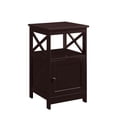 thumbnail image 1 of Convenience Concepts Oxford Table d'Appoint avec Armoire, Fini Bois Espresso, 1 of 6
