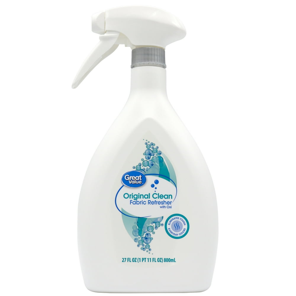 Great Value Original Clean Fabric Refresher with Oxi, 27 oz