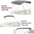 thumbnail image 2 of EliteShield Bimini Top Replacement Canvas Cover 4 Bow 96" L 79"-84" W Gray Color-with Storage Boot/without Frame, 2 of 5