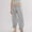 Black, variant on Striped Pants for Women Plus Size Ruffle Summer Casual Wide Leg Straight Joggers Pants Elastic Waist