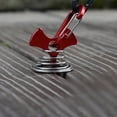 thumbnail image 4 of Fishbone Deck Anchor Pegs with Carabiners, Adjustable Aluminium Tent Stakes with Spring Buckle, Windproof for Outdoor Camping Hiking, 4 of 6