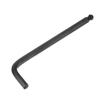 Uxcell 3/8" Ball End Hex Key Wrench, L Shaped Long Arm CR-V Repairing Tool, Black