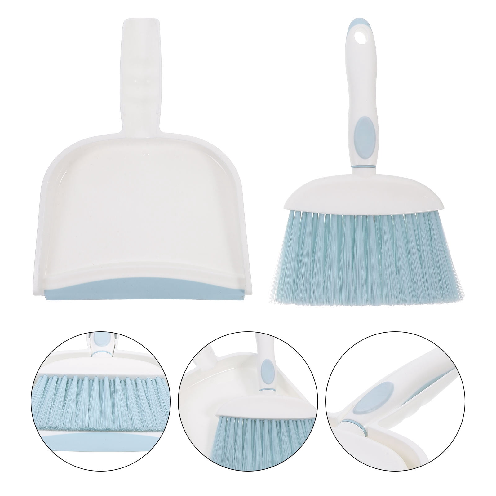 COOPHYA Dust Pan Brush Mini Broom And Dustpan Set Pink For Easy Storage 1 Set