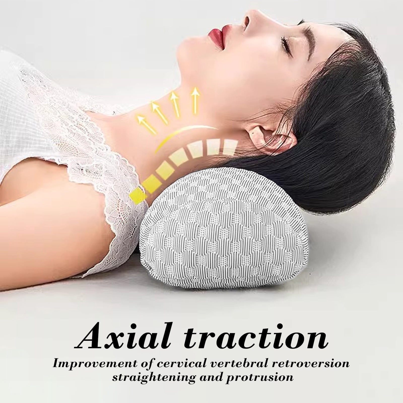 Dvumao Bedding Accessories, Neck Pillow Cervical Neck Pillow Neck Support Pillow Lumbar Support Pillow Memorys Bolster Pillow Comforts For Bed For Side Sleepers Back Sleeper, Man Gifts