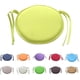 thumbnail image 3 of Nvzi Pack of 2 Round Chair Pads for Outdoor Seat Indoor Chair Cushion Pads with Ties for Office Kitchen Dining Room Patio, 3 of 5
