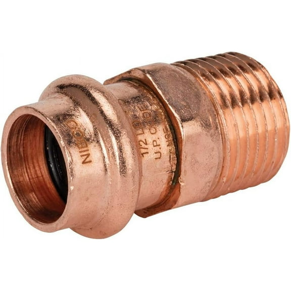 NIBCO PC604 1/2 Press XM Adapter LD