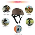 thumbnail image 6 of Yuphony Kids Bike Toddler Helmet Ages 2-8Years Boys Girls Multi-Sport Children Helmets Adjustable Cycling for Football Roller Skating Scooter Cooffee, 6 of 7