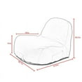 thumbnail image 7 of Loungie Cosmic Nylon Bean Bag Chair Purple, 7 of 7