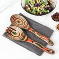 thumbnail image 3 of Pinzas para Ensalada Pakkawood de 25 cm: Juego de Utensilios para Servir Ensaladas, Pastas, Frutas y Utensilios de Cocina., 3 of 5