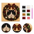 thumbnail image 4 of DIY Christmas Pearl Diamond Painting Art Kit with Frame, Christmas Pearl Beads Art Craft for Adults Beginner, Gemstone Diamond Dots Beads for Home Wall Decor, Healing Stress-Relieving, 4 of 7