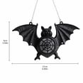 thumbnail image 2 of Halloween Hanging Black Bat LED String Lights Spider Web Decor Lighting for Indoor Outdoor Home Party Decorations Yard Ornament, 1Pack Hanging Black Bat #B, 2 of 7