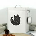 thumbnail image 4 of Pet Supplies Cat Food Storage Bucket Container Durable Galvanized Metal Pantry for Dogs and Cats - Keep Your Pet Food Fresh and Organized with Stylish Design, 4 of 4