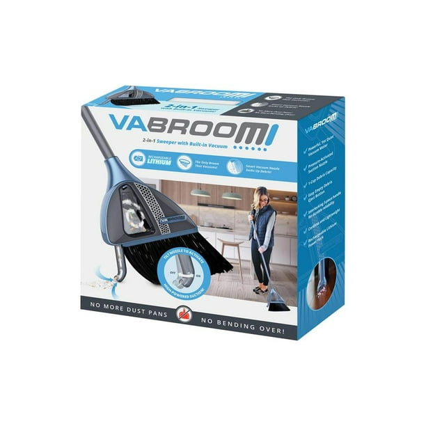 As Seen On TV the VaBroom The Powerful 2in1 broom with builtin