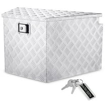 ARKSEN 33" Trailer Truck Pickup Aluminum Tongue Storage Tool Box, Silver