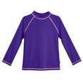 thumbnail image 1 of Girls and Toddlers Rashguard Swim Shirt with UPF50 - Cute Soft Bathing Suit Top for Kids - Rash Guard for Beach, Pool, Water and Outside - Made in USA, 1 of 1