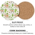 thumbnail image 6 of Round Drink Coasters, 1 Pcs Beautiful Llama and Cactus Absorbent Ceramic Coaster with Cork Base for Coffee Cups Housewarming Gift for Home Decor, 6 of 6