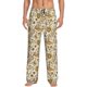 thumbnail image 1 of Balery Indian Paisley Pantalones de pijama para hombre, pijama ultraligero, pantalón de descanso-Large, 1 of 6