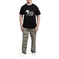 thumbnail image 5 of CafePress - Zombies Just Want Hugs Men's Dark Pajamas - Men's Dark Loose Fit Cotton Pajama Set, 5 of 7