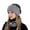 Grey, variant on RUIG Gloves Scarf Hat Set Women's Winter Warm Knit Hat Women's Earmuffs Woolen Hat