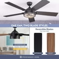 thumbnail image 4 of Prominence Home 51479-01 Ventilateur de Plafond Octavia, 52, Noir Mat, 4 of 4