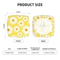 thumbnail image 6 of Balery Daisies Flowers Stretch Couch Cushion Covers, Individual Sofa Cushion Covers, Soft Chair Sofa Seat Cushion Slipcover with Elastic Bottom Milk Silk-16.9in, 6 of 9