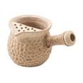thumbnail image 4 of Tetera de cerámica tradicional, calentador de leche duradero con filtro de té, tetera para senderismo, restaurante, familia, regalo para amantes del, 4 of 8