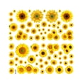 thumbnail image 1 of 1 Set Autocollant Mural Tournesol Autocollant Mural Amovible en PVC, 1 of 7