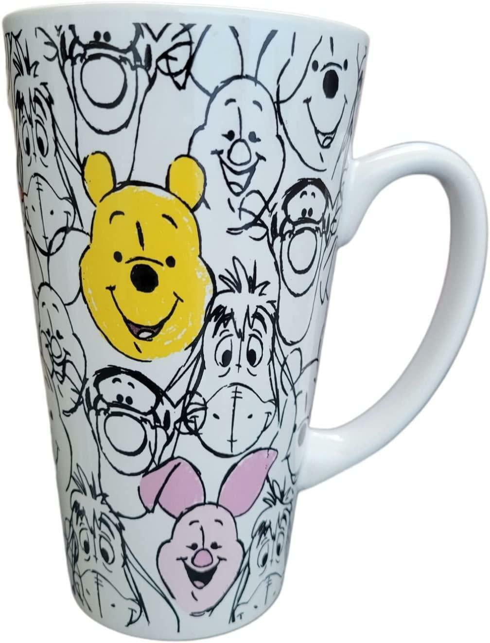 NIB Disney Piglet Winnie the Pooh Mug Coffee Cup Tall Latte 16 oz Ceramic 