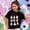 Black-102, variant on Halloween Shirts for Kids, Cute Ghost Graphic Short Sleeve Casual T-Shirt for Halloween Party