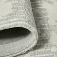 thumbnail image 6 of NICOLE MILLER NEW YORK Mod Weave Abstract Knotted Texture Handcrafted Area Rug, 100% Wool Rug, Light Grey, 9'x12', 6 of 9