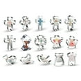 thumbnail image 2 of 15 Pack Cookie Cutters Cookie Molds Biscuit Cutter Biscuit Moulds Religious Style Stainless Steel for Kitchen Baking Use, 2 of 4